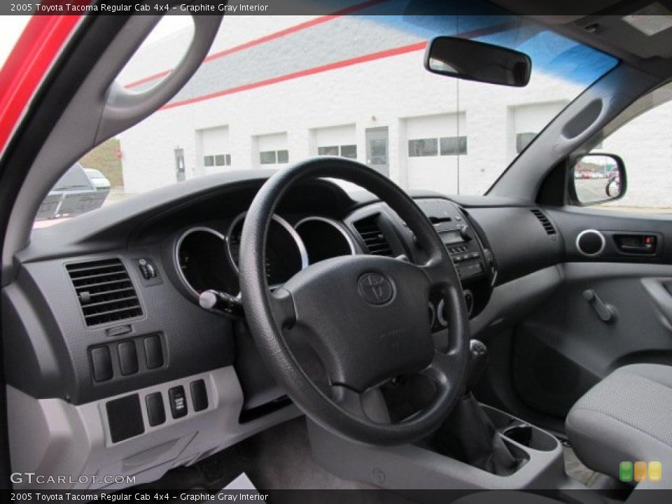Graphite Gray Interior Photo for the 2005 Toyota Tacoma Regular Cab 4x4 #48059195
