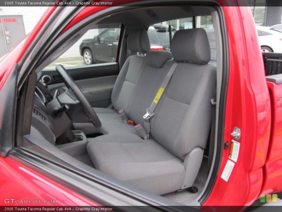 Graphite Gray Interior Photo for the 2005 Toyota Tacoma Regular Cab 4x4 #48059213