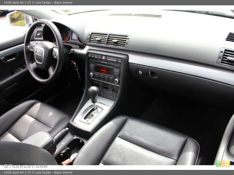 Black Interior Photo for the 2008 Audi A4 2.0T S-Line Sedan #48061496