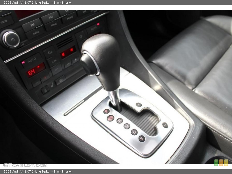 Black Interior Transmission for the 2008 Audi A4 2.0T S-Line Sedan #48061520
