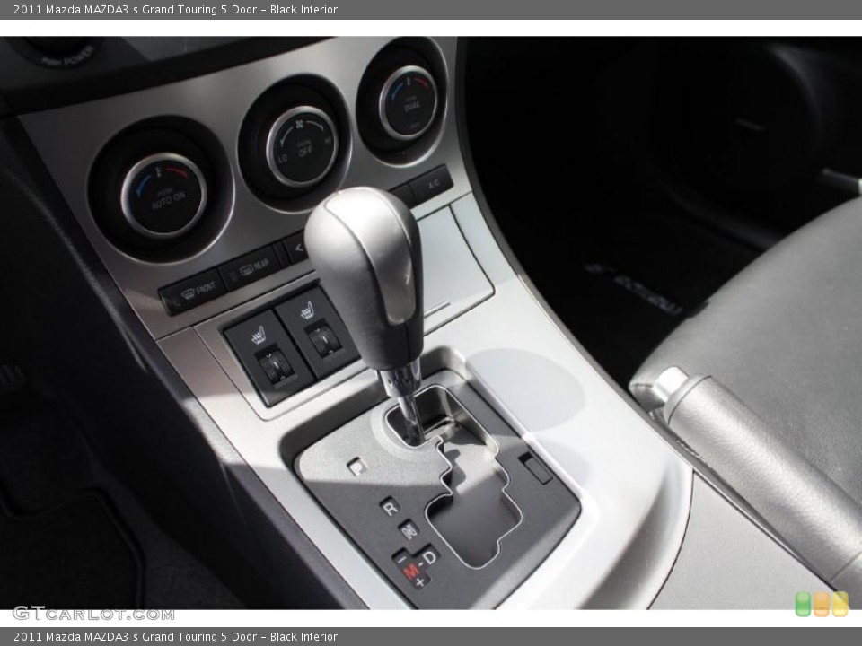 Black Interior Transmission for the 2011 Mazda MAZDA3 s Grand Touring 5 Door #48062015