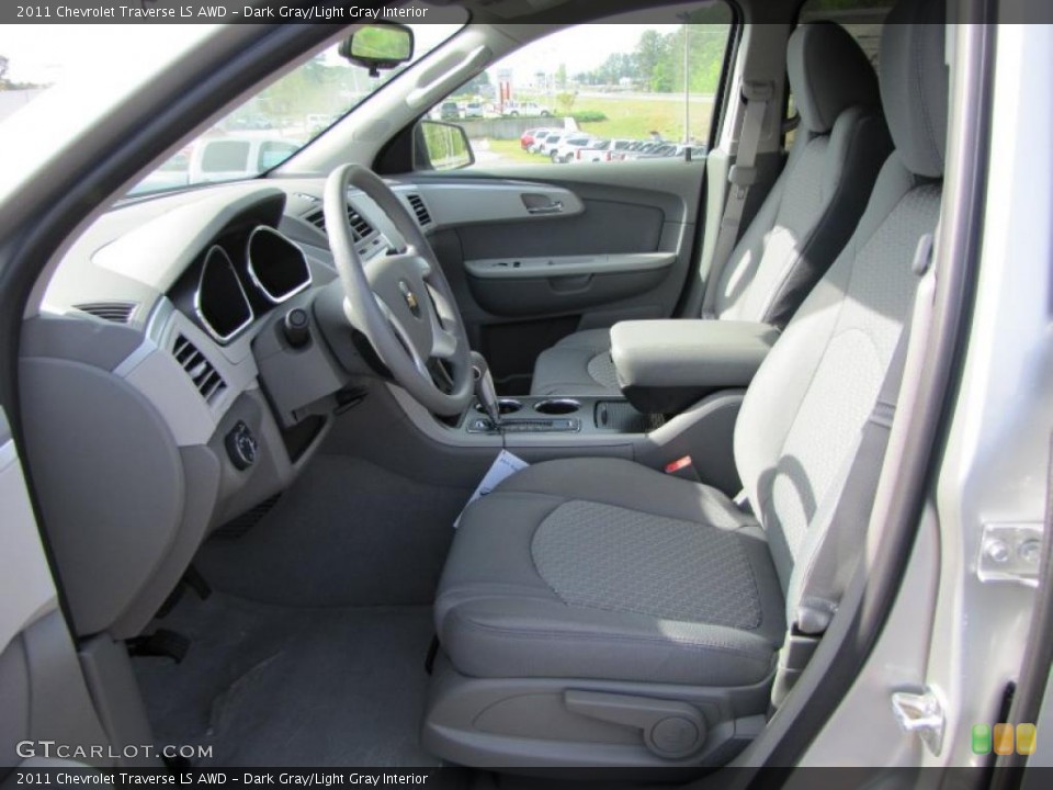 Dark Gray/Light Gray Interior Photo for the 2011 Chevrolet Traverse LS AWD #48062429