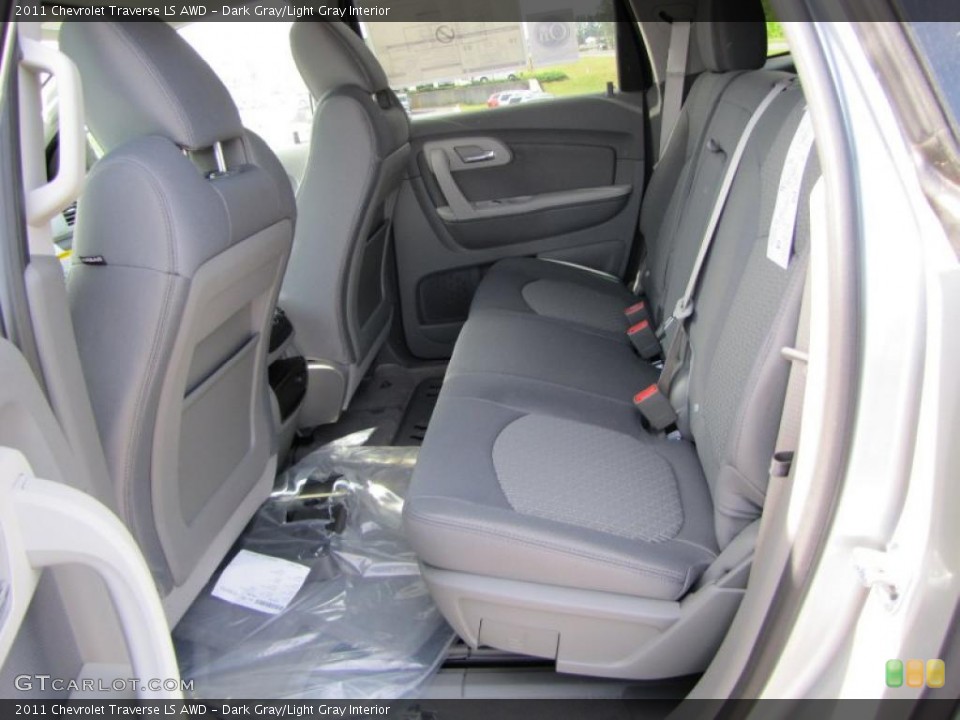 Dark Gray/Light Gray Interior Photo for the 2011 Chevrolet Traverse LS AWD #48062444