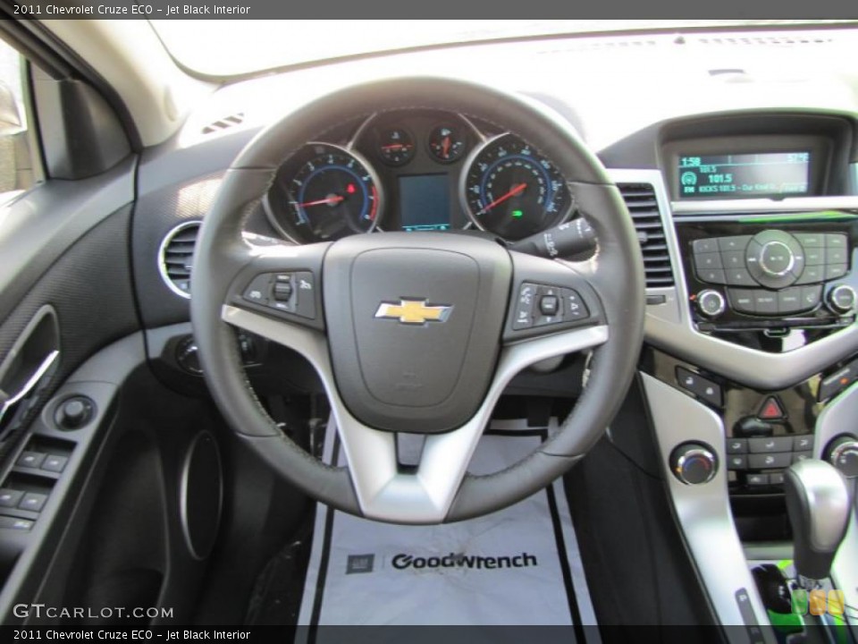 Jet Black Interior Dashboard for the 2011 Chevrolet Cruze ECO #48063053