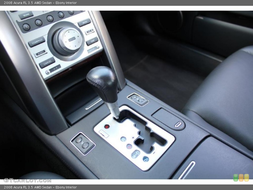 Ebony Interior Transmission for the 2008 Acura RL 3.5 AWD Sedan #48063965