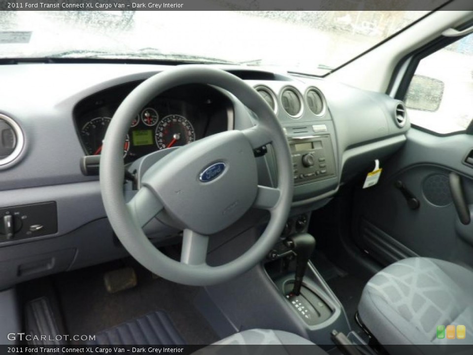 Dark Grey Interior Prime Interior for the 2011 Ford Transit Connect XL Cargo Van #48064115