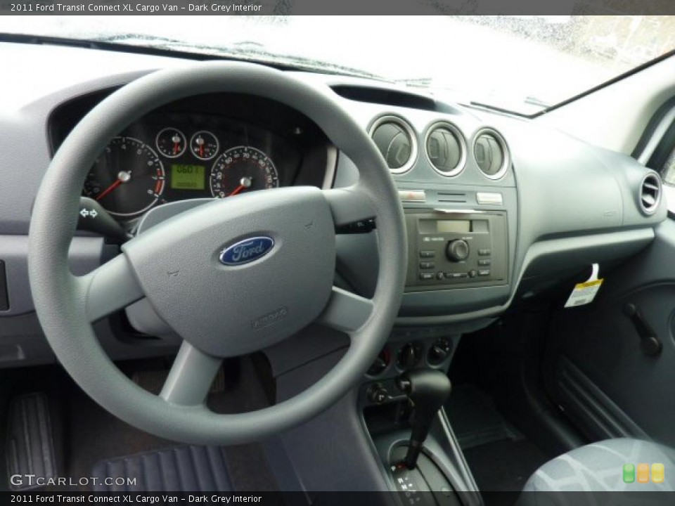 Dark Grey Interior Dashboard for the 2011 Ford Transit Connect XL Cargo Van #48064166