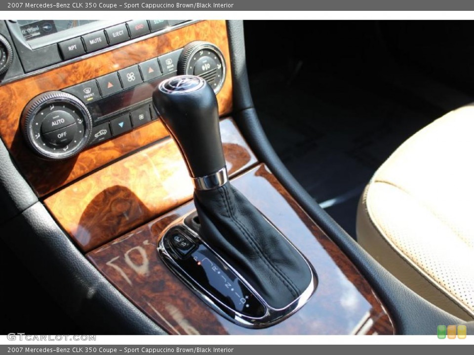 Sport Cappuccino Brown/Black Interior Transmission for the 2007 Mercedes-Benz CLK 350 Coupe #48064652