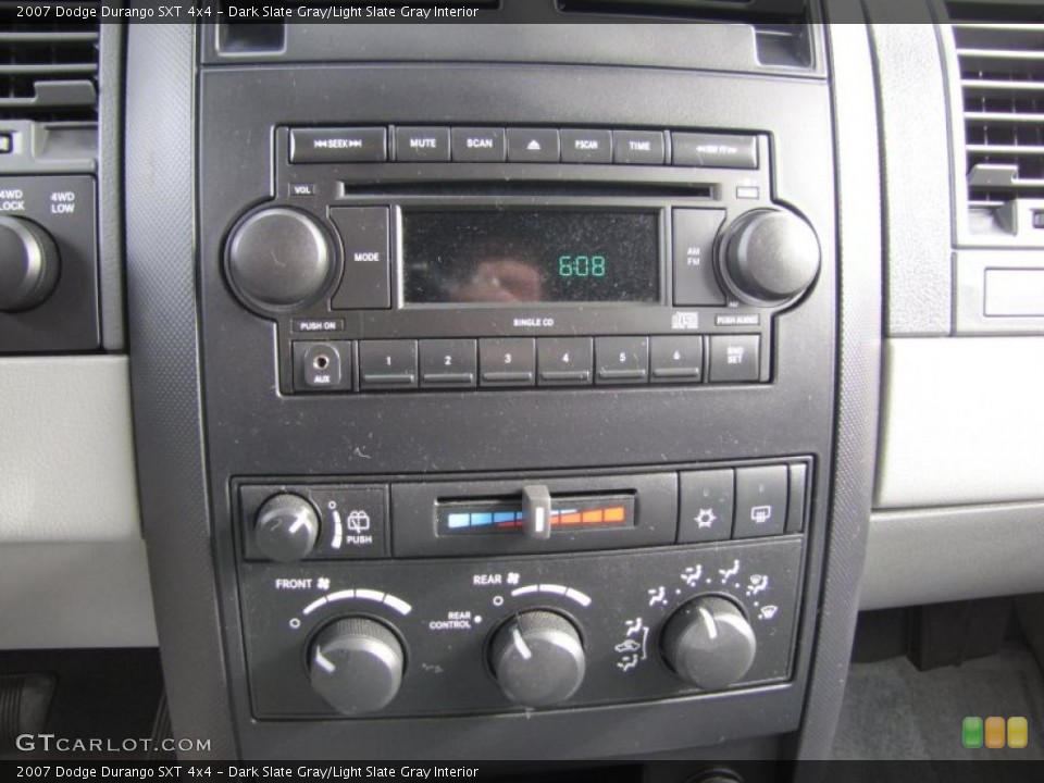 Dark Slate Gray/Light Slate Gray Interior Controls for the 2007 Dodge Durango SXT 4x4 #48065192
