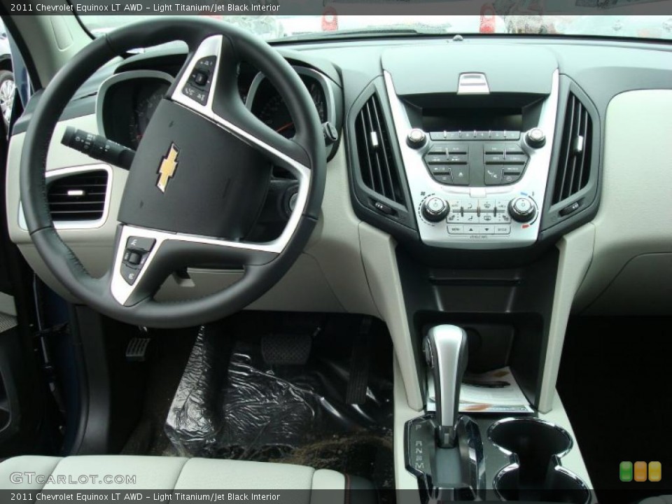 Light Titanium/Jet Black Interior Dashboard for the 2011 Chevrolet Equinox LT AWD #48065588