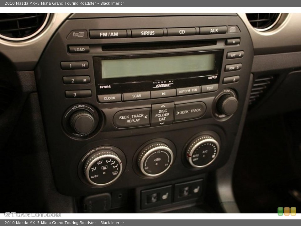 Black Interior Controls for the 2010 Mazda MX-5 Miata Grand Touring Roadster #48065657
