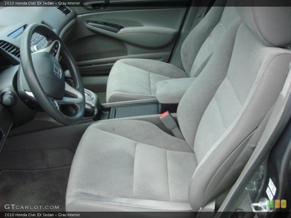 Gray Interior Photo for the 2010 Honda Civic EX Sedan #48066266