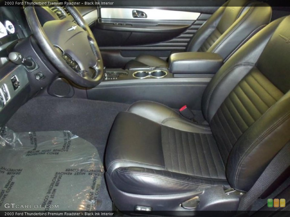Black Ink Interior Photo for the 2003 Ford Thunderbird Premium Roadster #48067730
