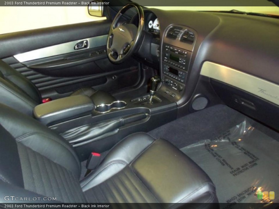 Black Ink Interior Photo for the 2003 Ford Thunderbird Premium Roadster #48067904
