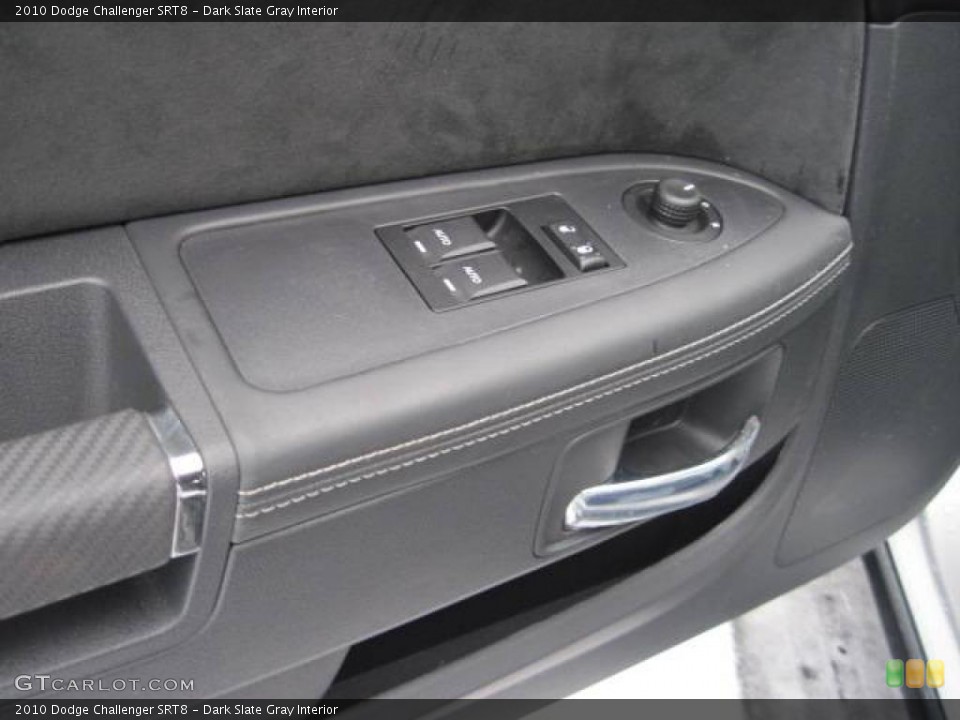 Dark Slate Gray Interior Controls for the 2010 Dodge Challenger SRT8 #48070616