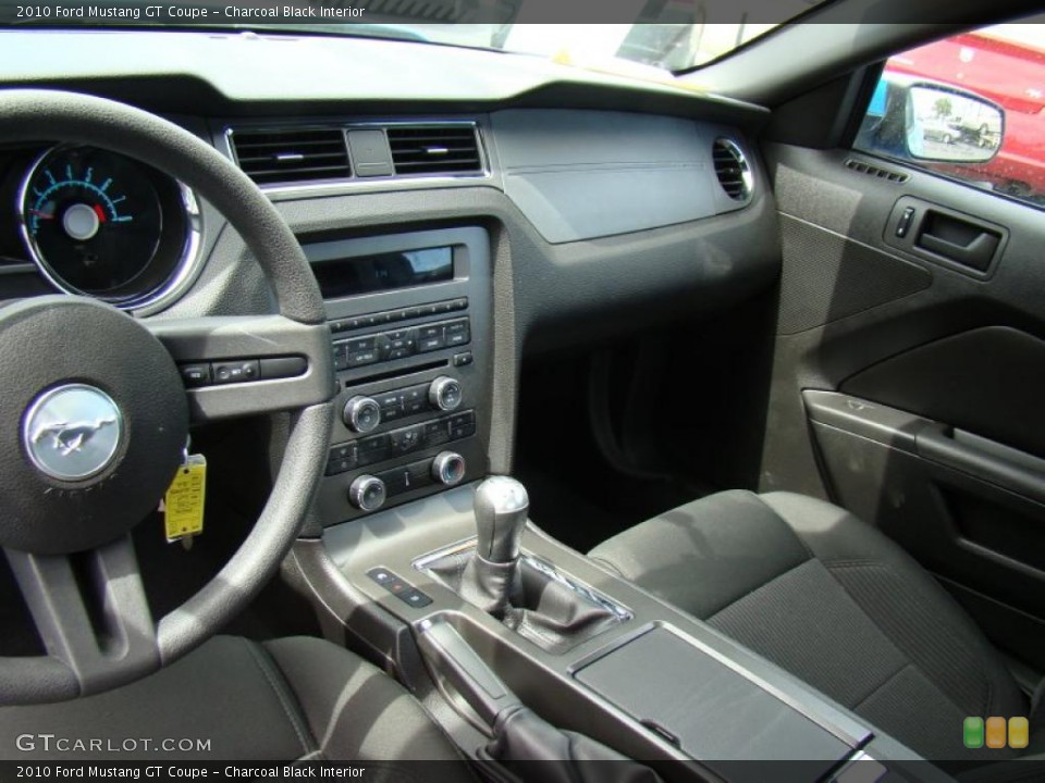 Charcoal Black Interior Photo for the 2010 Ford Mustang GT Coupe #48072086