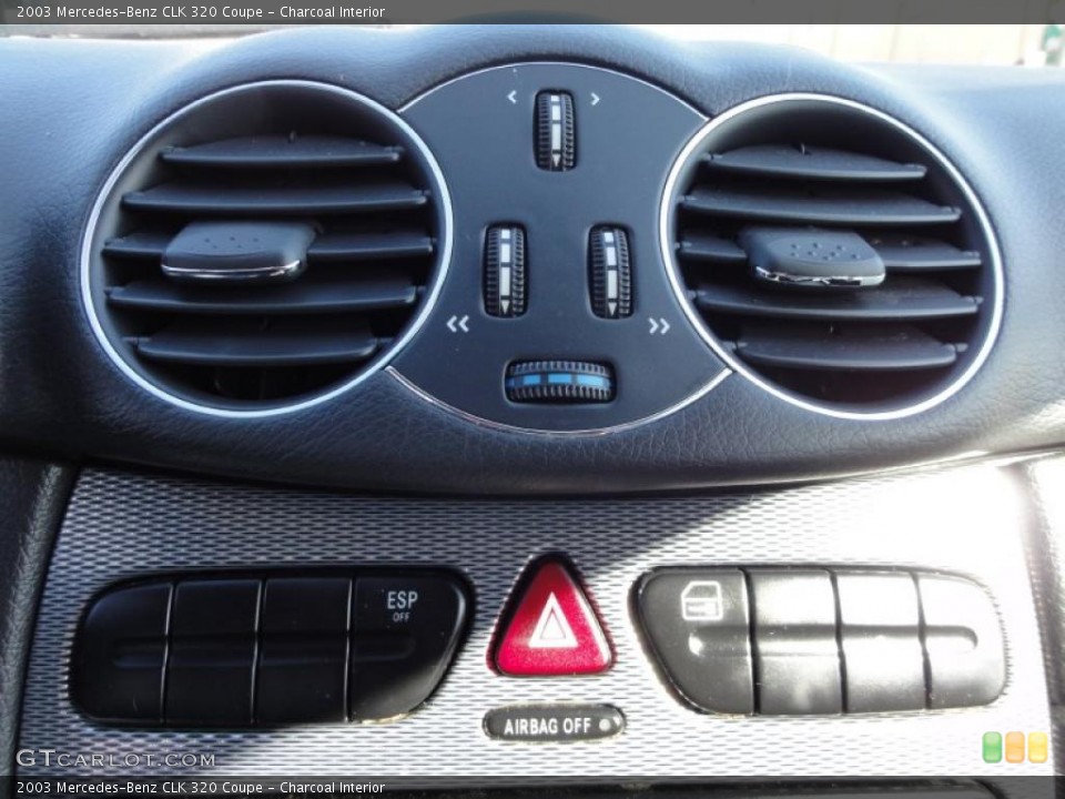 Charcoal Interior Controls for the 2003 Mercedes-Benz CLK 320 Coupe #48073484
