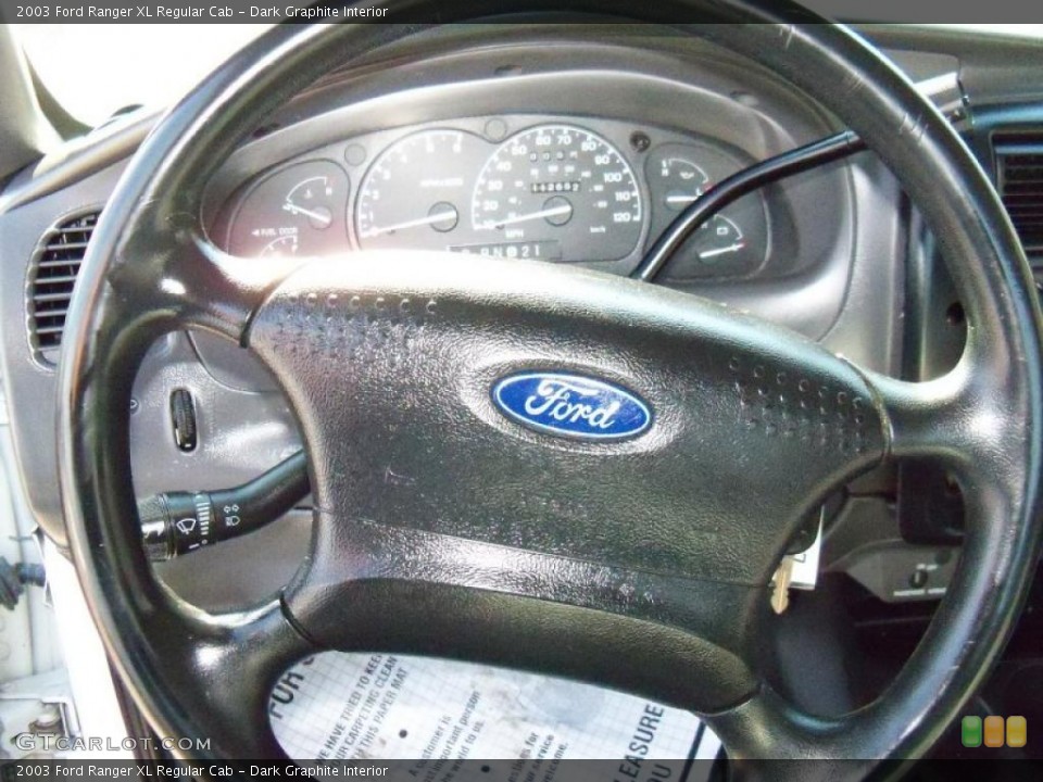 Dark Graphite Interior Steering Wheel for the 2003 Ford Ranger XL Regular Cab #48073616
