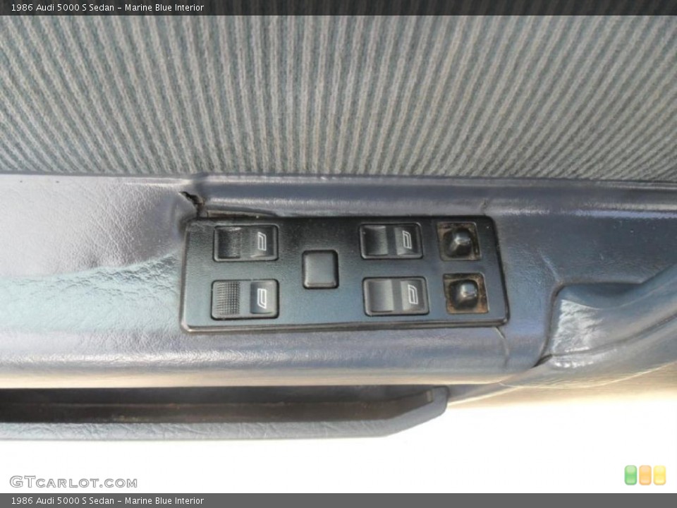 Marine Blue Interior Controls for the 1986 Audi 5000 S Sedan #48074063
