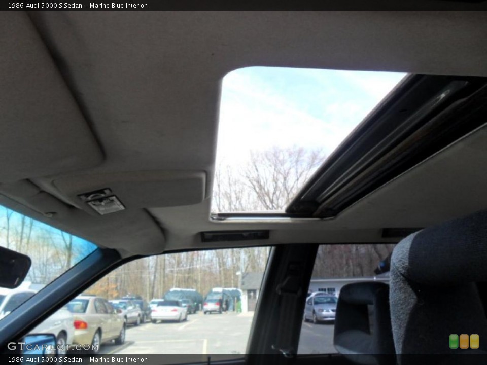 Marine Blue Interior Sunroof for the 1986 Audi 5000 S Sedan #48074084