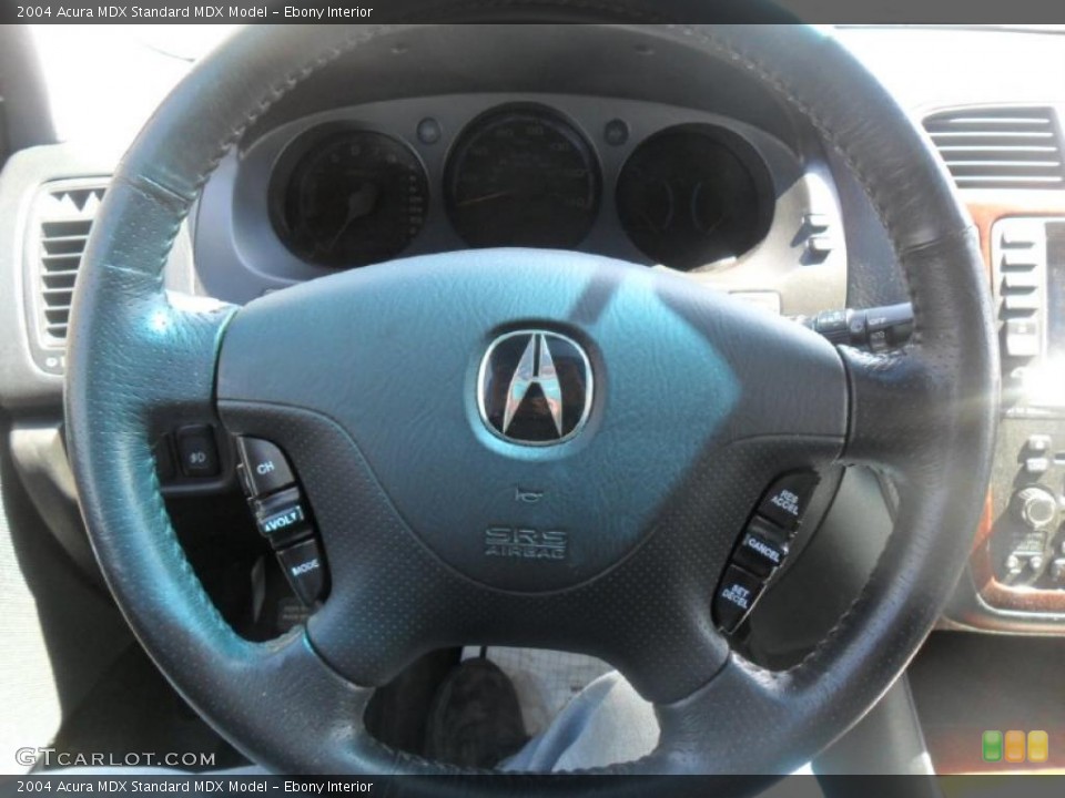 Ebony Interior Steering Wheel for the 2004 Acura MDX  #48075528