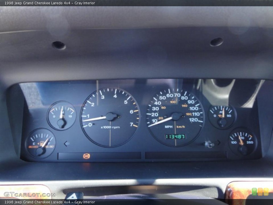 Gray Interior Gauges for the 1998 Jeep Grand Cherokee Laredo 4x4 #48075861