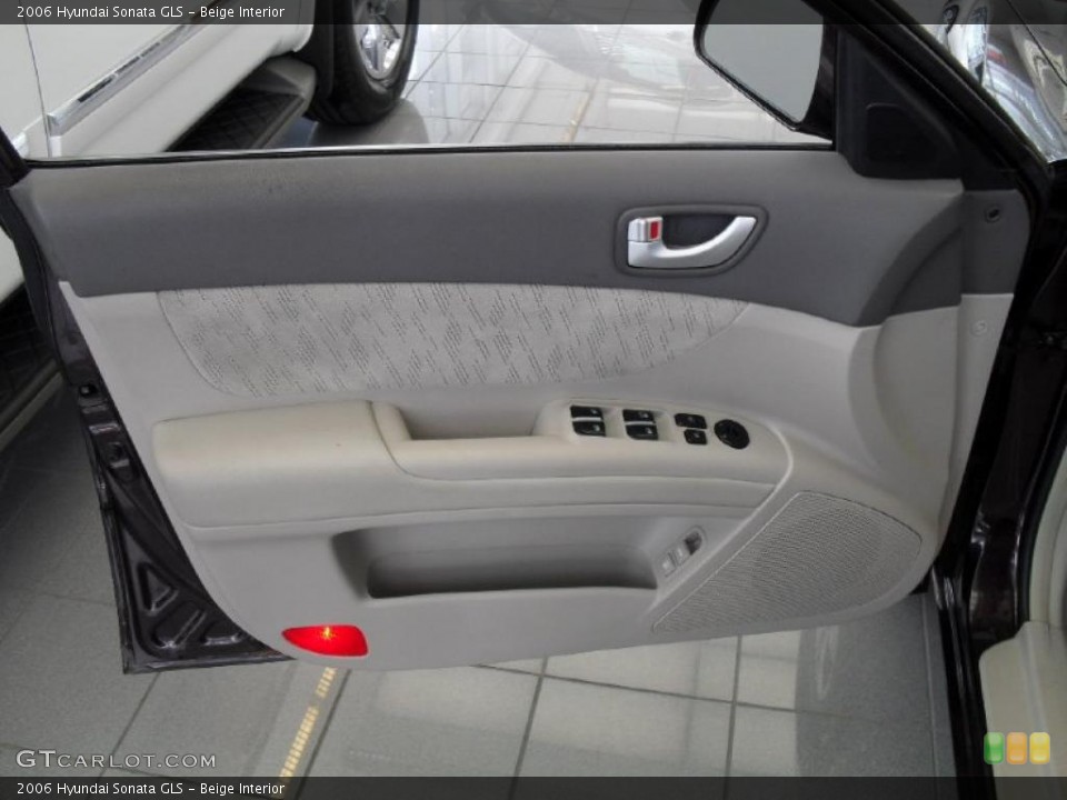 Beige Interior Door Panel for the 2006 Hyundai Sonata GLS #48076050