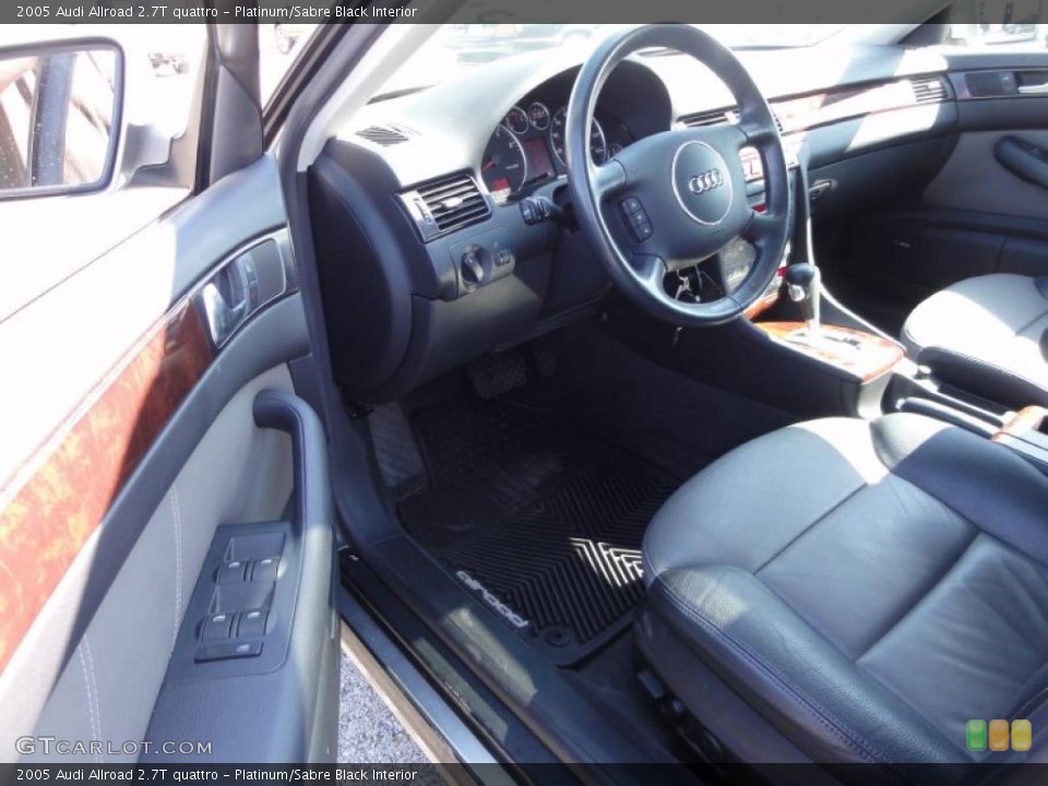 Platinum/Sabre Black Interior Photo for the 2005 Audi Allroad 2.7T quattro #48076809