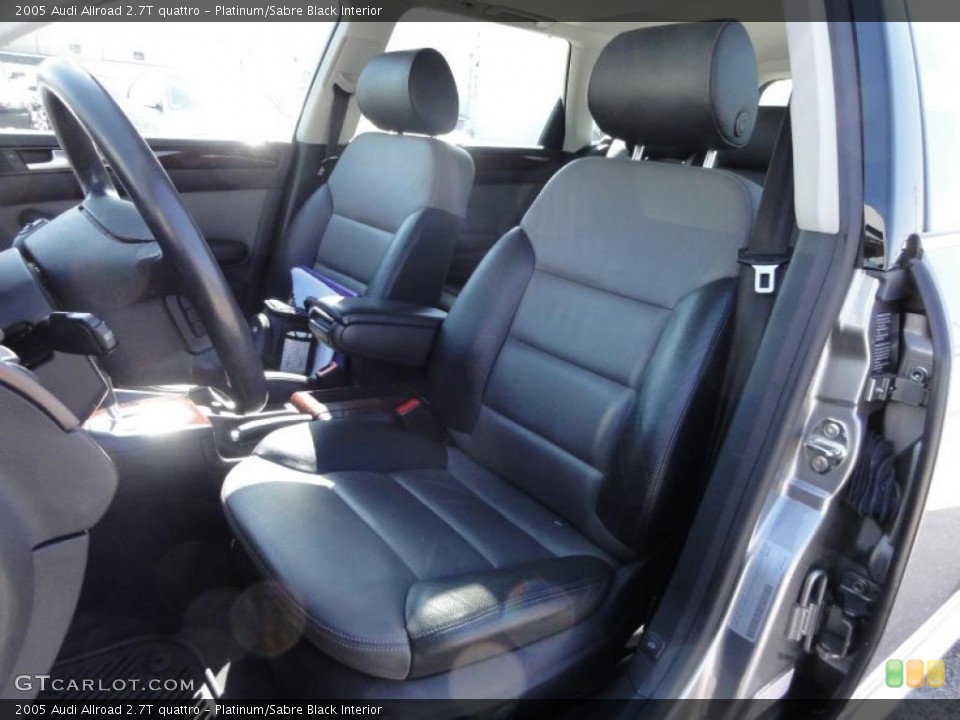 Platinum/Sabre Black Interior Photo for the 2005 Audi Allroad 2.7T quattro #48076863
