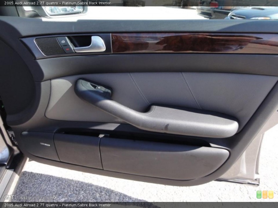 Platinum/Sabre Black Interior Door Panel for the 2005 Audi Allroad 2.7T quattro #48076953