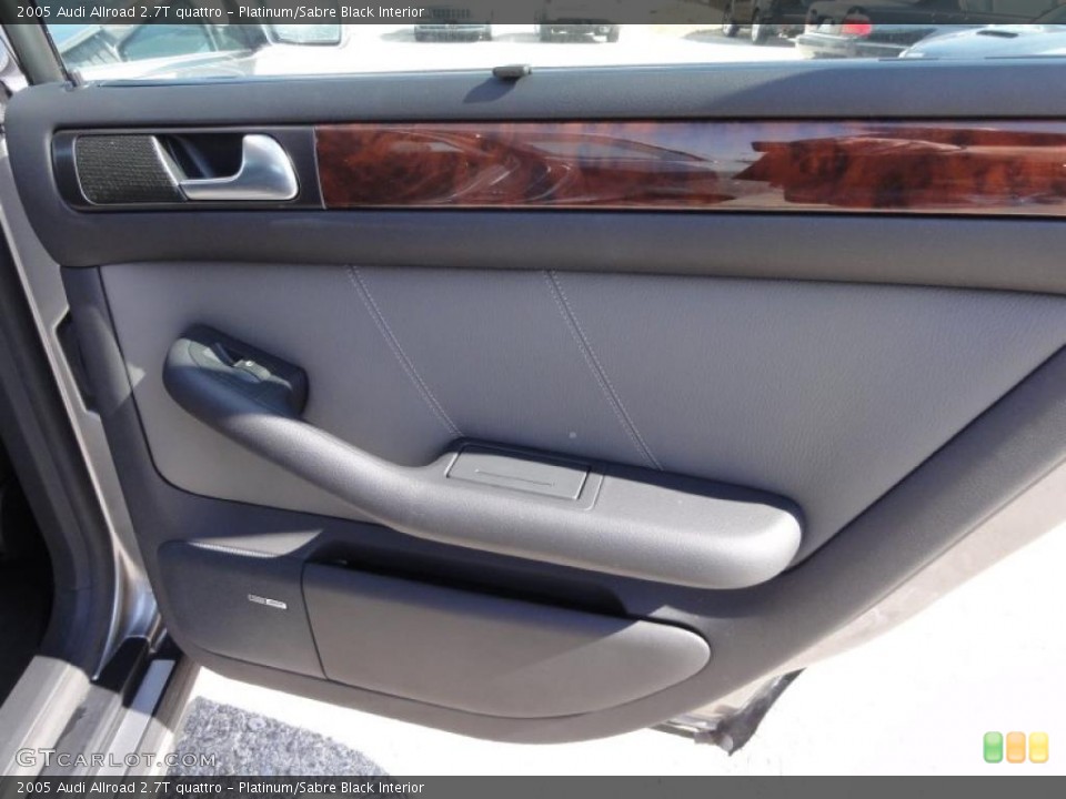 Platinum/Sabre Black Interior Door Panel for the 2005 Audi Allroad 2.7T quattro #48076983