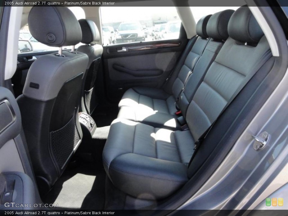 Platinum/Sabre Black Interior Photo for the 2005 Audi Allroad 2.7T quattro #48076998