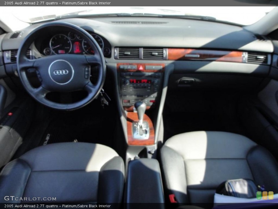 Platinum/Sabre Black Interior Dashboard for the 2005 Audi Allroad 2.7T quattro #48077025