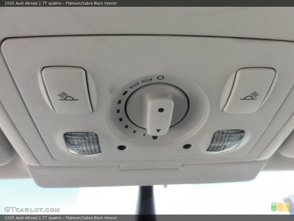 Platinum/Sabre Black Interior Controls for the 2005 Audi Allroad 2.7T quattro #48077241