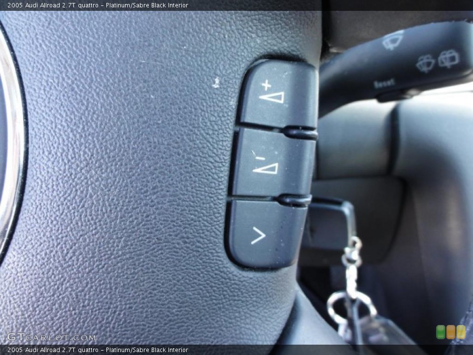 Platinum/Sabre Black Interior Controls for the 2005 Audi Allroad 2.7T quattro #48077292