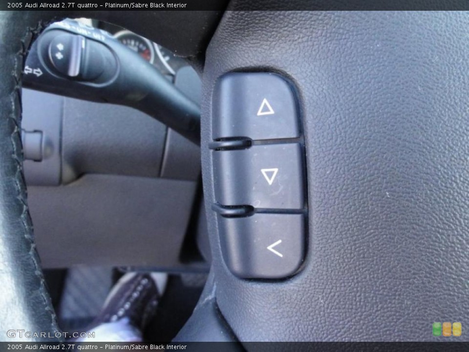 Platinum/Sabre Black Interior Controls for the 2005 Audi Allroad 2.7T quattro #48077307