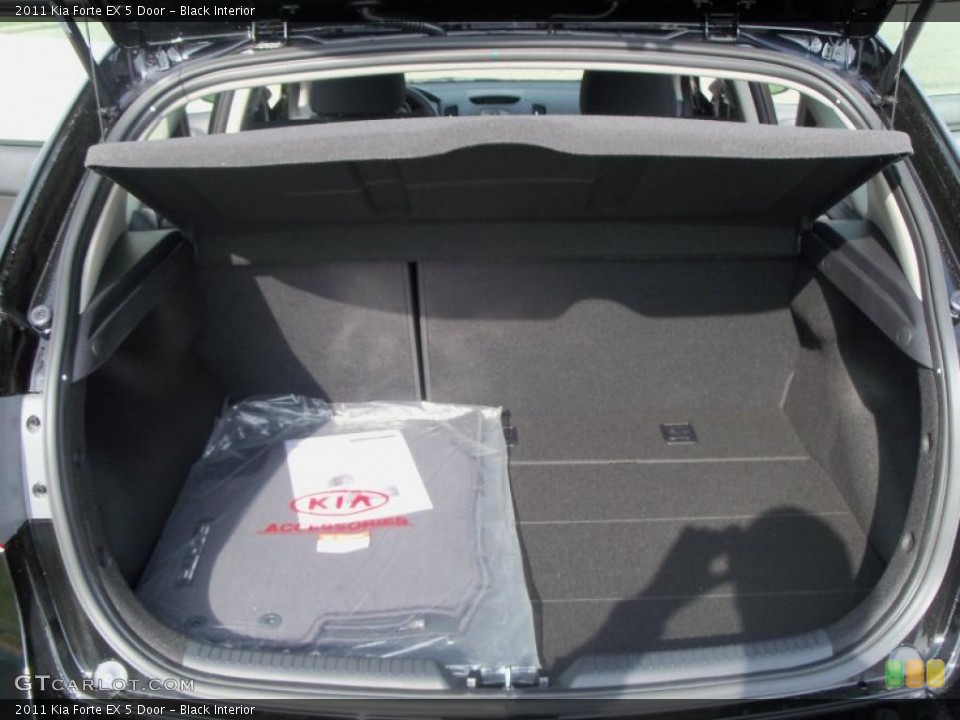 Black Interior Trunk for the 2011 Kia Forte EX 5 Door #48078363