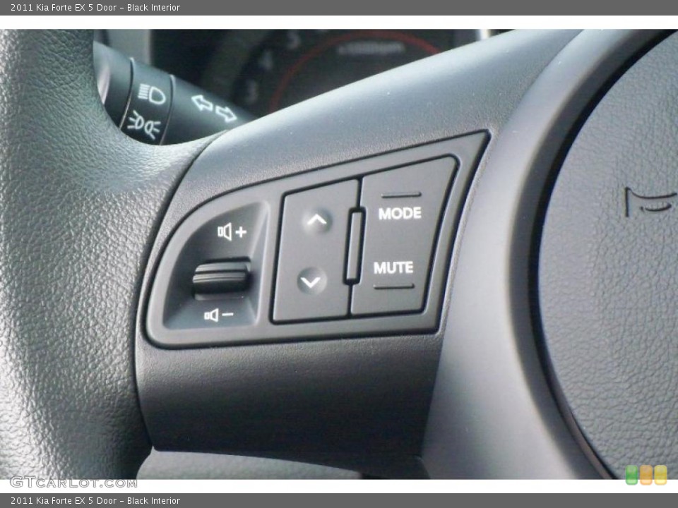 Black Interior Controls for the 2011 Kia Forte EX 5 Door #48078537