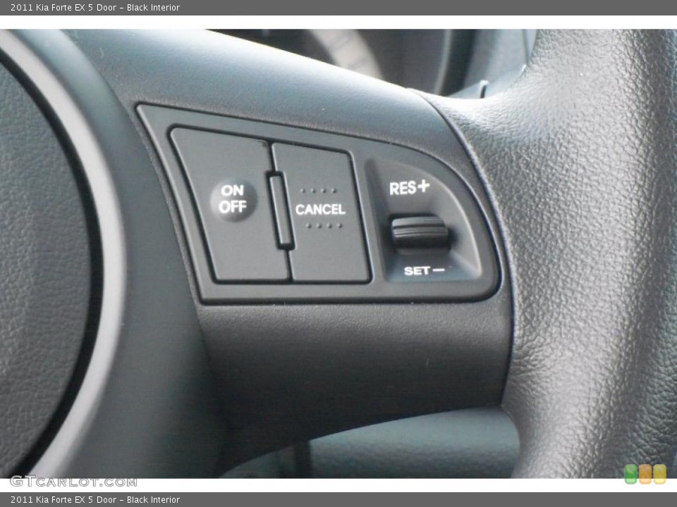 Black Interior Controls for the 2011 Kia Forte EX 5 Door #48078546