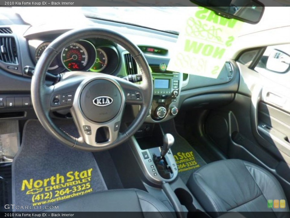 Black Interior Dashboard for the 2010 Kia Forte Koup EX #48079107