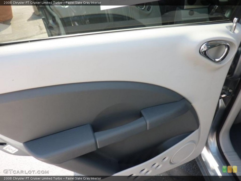 Pastel Slate Gray Interior Door Panel for the 2008 Chrysler PT Cruiser Limited Turbo #48080037