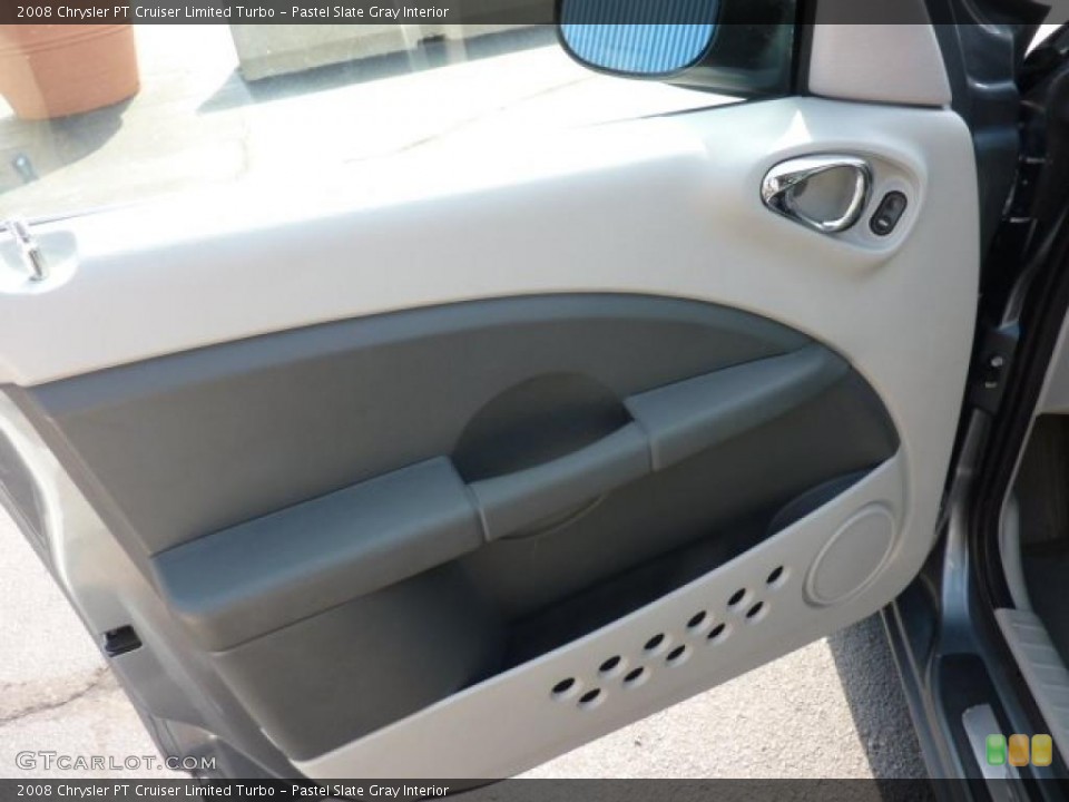 Pastel Slate Gray Interior Door Panel for the 2008 Chrysler PT Cruiser Limited Turbo #48080052