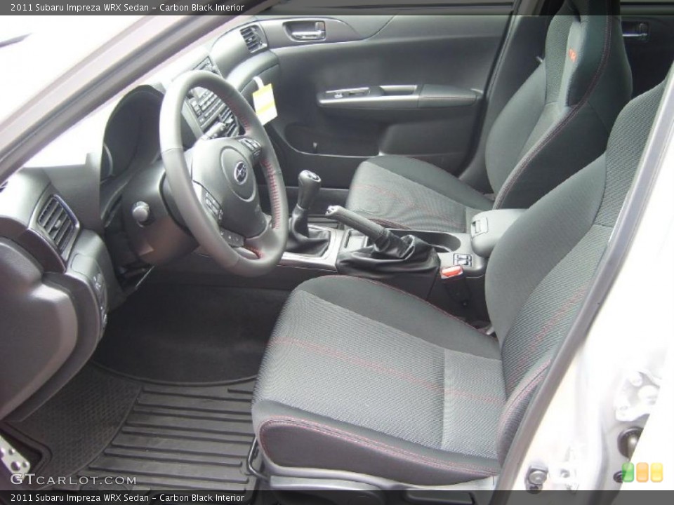 Carbon Black Interior Photo for the 2011 Subaru Impreza WRX Sedan #48081810