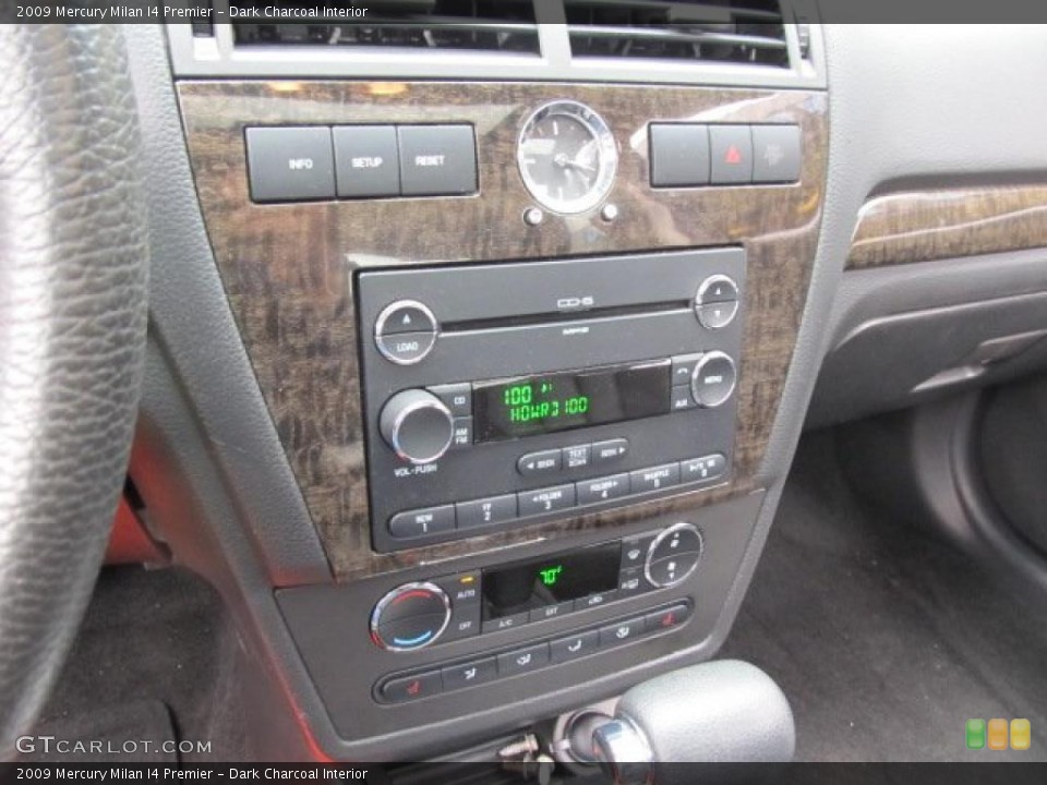 Dark Charcoal Interior Controls for the 2009 Mercury Milan I4 Premier #48082629