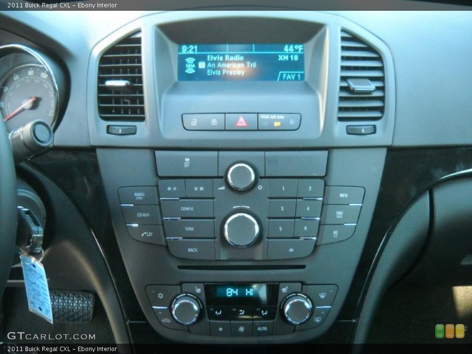 Ebony Interior Controls for the 2011 Buick Regal CXL #48082902
