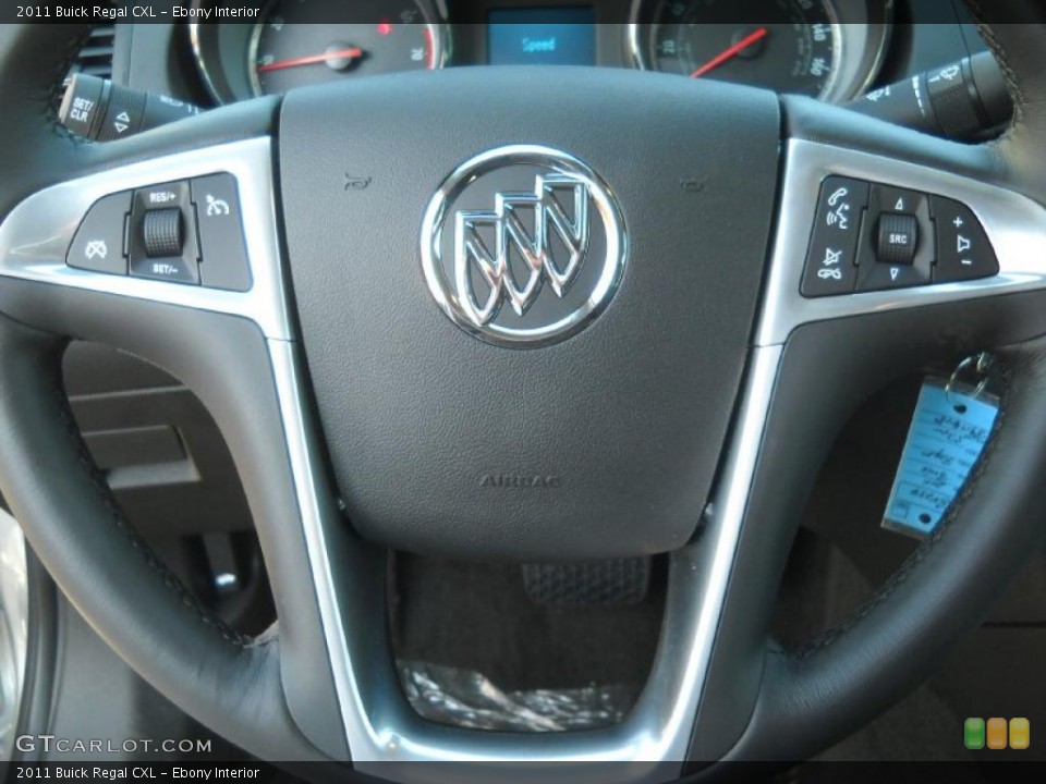 Ebony Interior Controls for the 2011 Buick Regal CXL #48082926