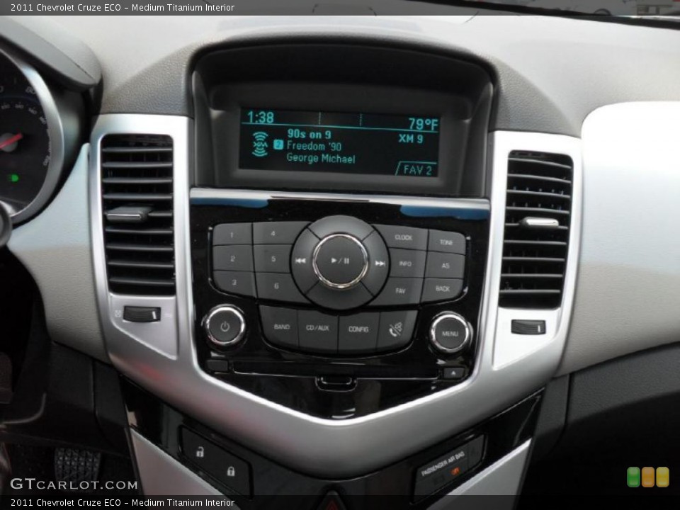 Medium Titanium Interior Controls for the 2011 Chevrolet Cruze ECO #48085704