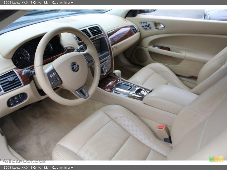 Caramel Interior Prime Interior for the 2008 Jaguar XK XK8 Convertible #48087174