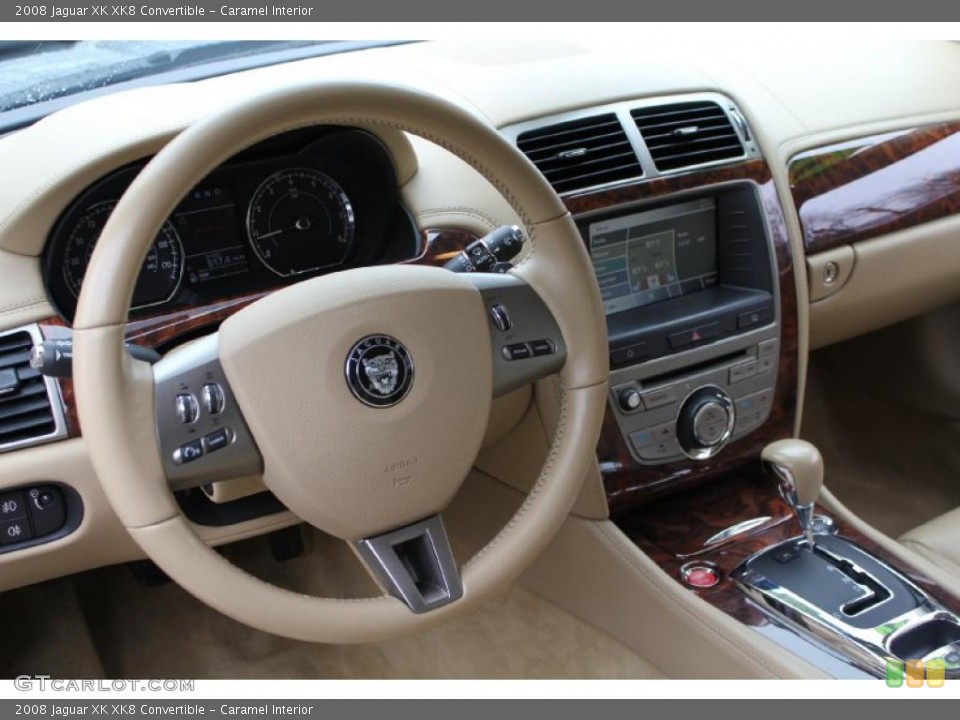 Caramel Interior Dashboard for the 2008 Jaguar XK XK8 Convertible #48087189
