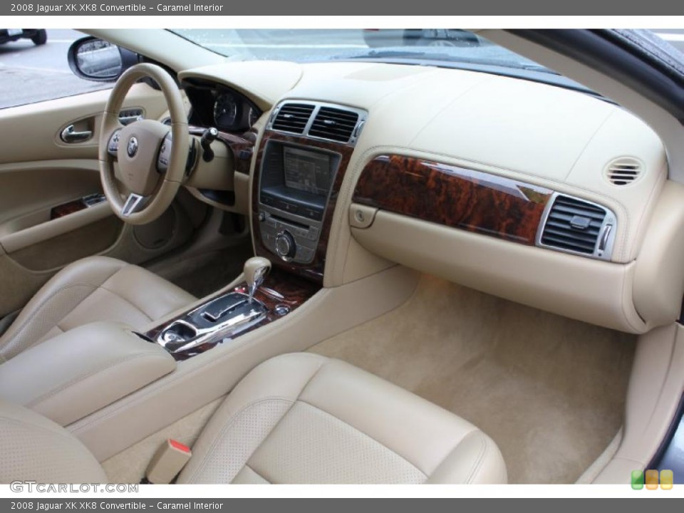Caramel Interior Dashboard for the 2008 Jaguar XK XK8 Convertible #48087294